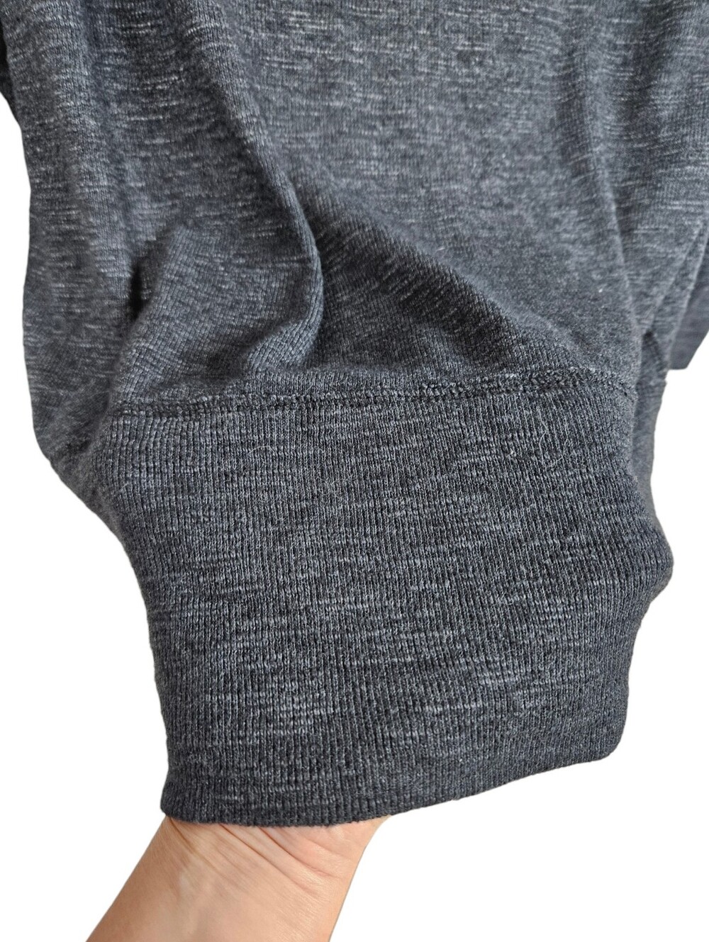 Free People Palisades Washed Black Off-the-Shoulder Sweater Top Y2K XS - Picture 9 of 13